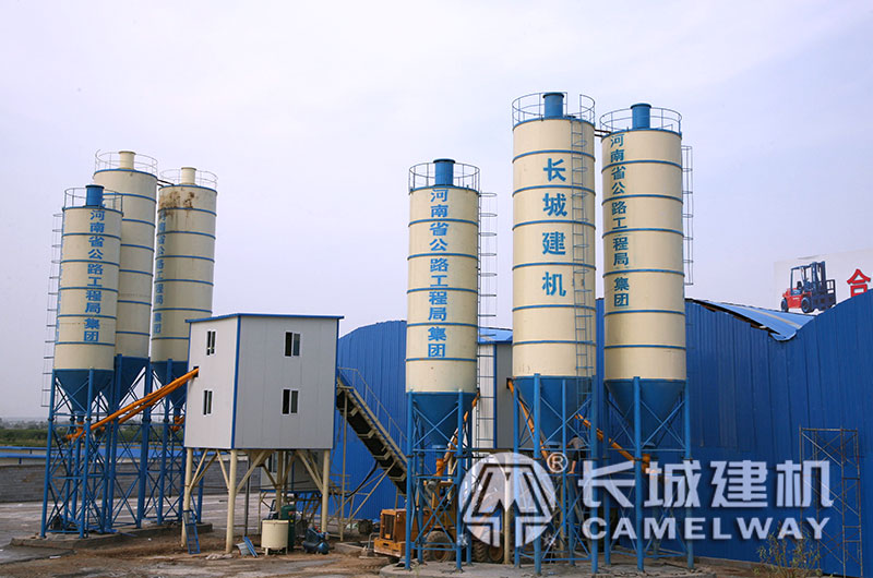 HZS120攪拌站現場實景