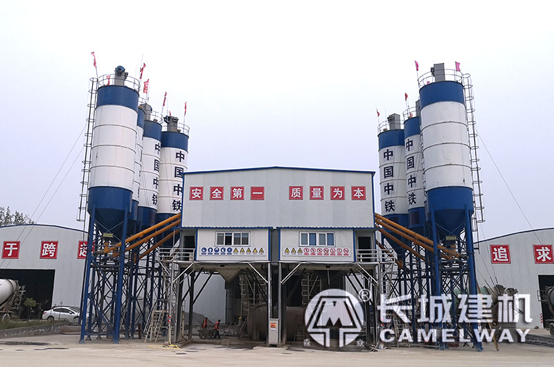 商混站設備現(xiàn)場設備運行流暢