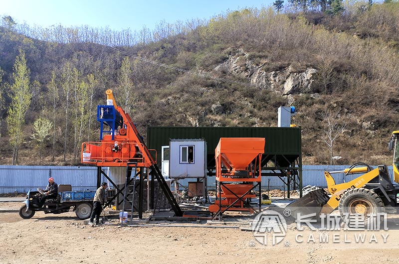 全套js500攪拌機設備現場